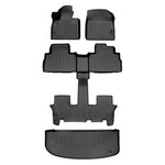SMARTLINER AUTO™ Custom Fit Floor Liners For 2020-2025 Kia Telluride with 2nd Row Bucket Seat No Center Console with in between Coverage