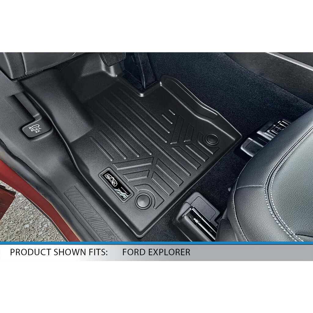 SMARTLINER Custom Fit Floor Liners For for 2020-2025 Ford Explorer 7 Passenger