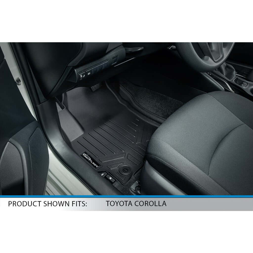 SMARTLINER Custom Fit Floor Liners For 2019-2025 Toyota Corolla Hatchback (With Tire Repair Kit)