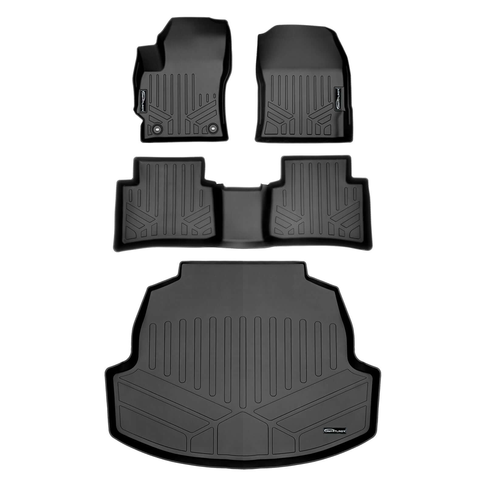 SMARTLINER Custom Fit Floor Liners For 2020-2025 Toyota Corolla Sedan (Hybrid Model)