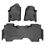 SMARTLINER Custom Fit Floor Liners For 19-21 Ram 1500 Quad Cab Vinyl Floor without Rear Underseat Storage Box