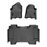 SmartCoverage™ Custom Fit Floor Liners For 2019 - 2024 Ram 1500 Crew Cab Vinyl Flooring without Rear Underseat Storage Box