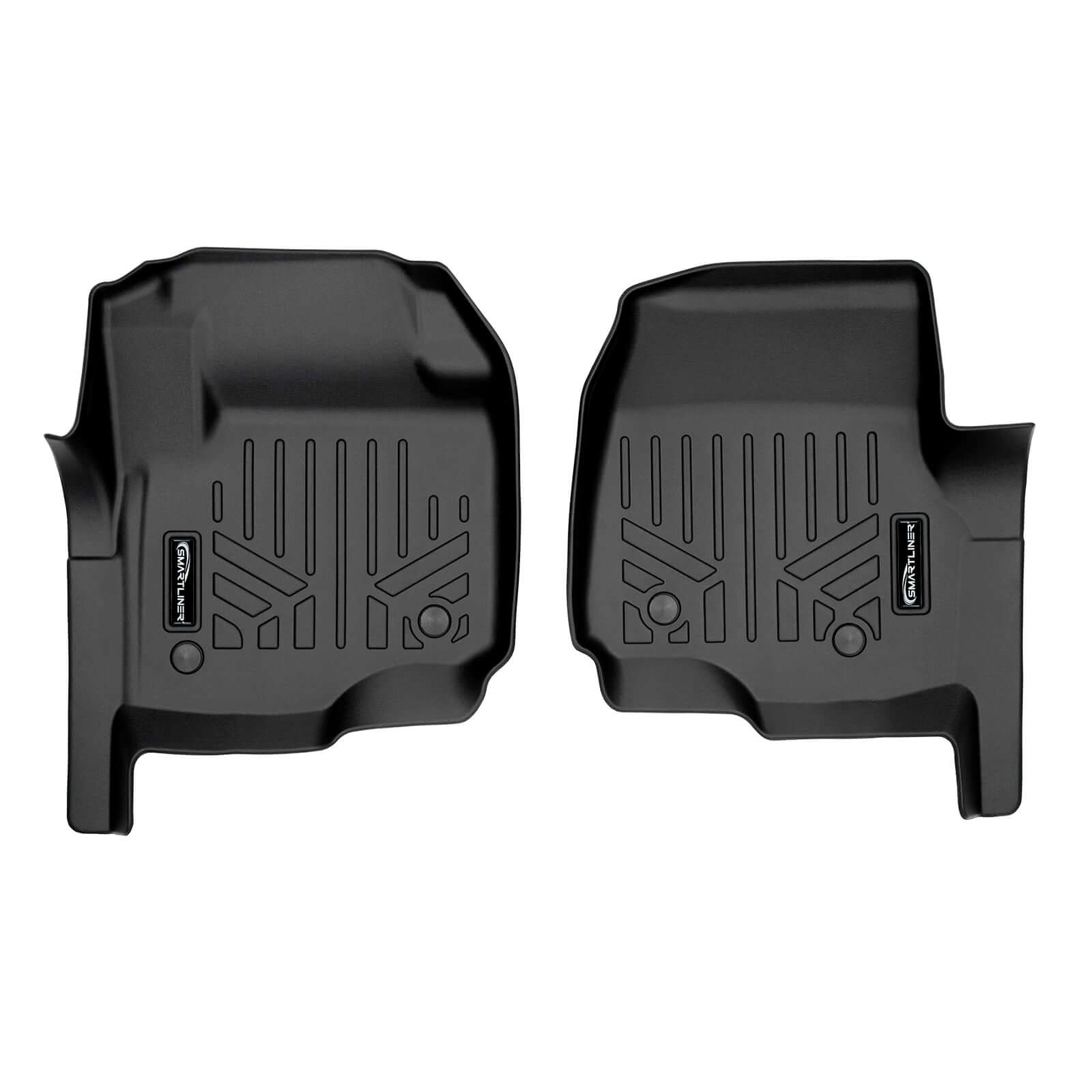 SMARTLINER Custom Fit Floor Liners For 2017-2025 Super Duty Crew Cab with Vinyl Flooring