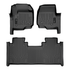 SMARTLINER Custom Fit Floor Liners For 2017-2025 Ford F-250|F-350 SuperCab with 1st Row Bench Seat with Vinyl Flooring | No OTH