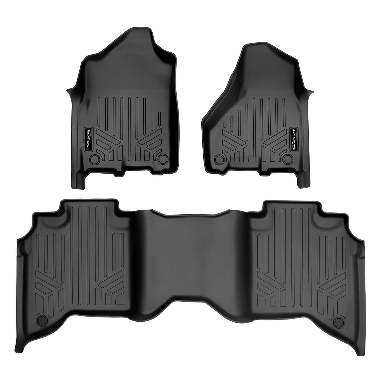 SMARTLINER Custom Fit Floor Liners For 2019-2025 Ram 2500 Crew Cab Bucket Seats