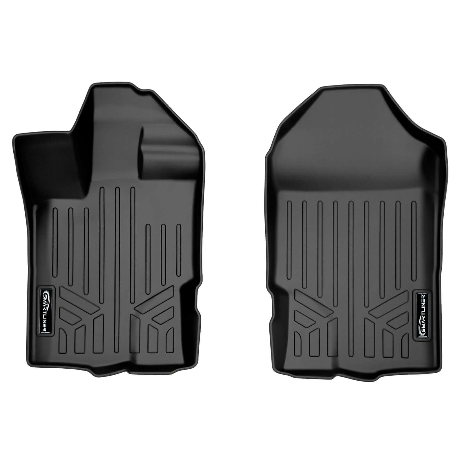 SMARTLINER Custom Fit Floor Liners For 2019-2023 Ford Ranger SuperCab with Vinyl Flooring