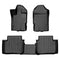 SMARTLINER Custom Fit Floor Liners For 2019-2023 Ford Ranger SuperCab with Vinyl Flooring