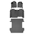 SmartCoverage™ Custom Fit Floor Liners For 2019-2024 Chevrolet Silverado 1500 Crew Cab With 1st Row Bench Seat (No OTH Coverage) and Vinyl Flooring without the 2nd Row Underseat Storage