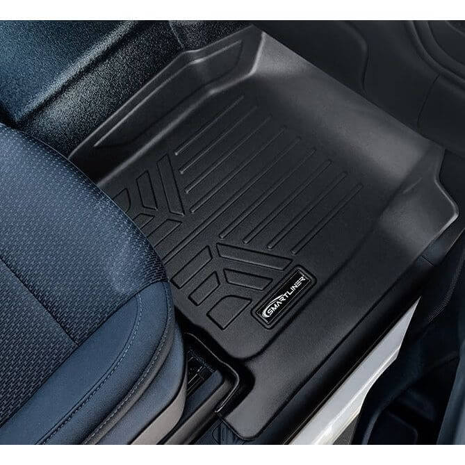SMARTLINER Custom Fit Floor Liners For 2019-2025 GMC Sierra 1500 Regular Cab (Without 1st Row Hump Coverage)