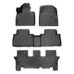 SMARTLINER Custom Fit Floor Liners For 2020-2025 Hyundai Palisade with 2nd Row Bench Seat