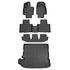 SMARTLINER Custom Fit Floor Liners For 2020-2025 Toyota Highlander (Fits models without Subwoofer)