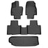 SMARTLINER Custom Fit Floor Liners For 2020-2025 Toyota Highlander (Fits models without Subwoofer)