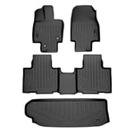 SMARTLINER Custom Fit Floor Liners For 2020-2025 Toyota Highlander Hybrid (without subwoofer)