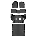 SMARTLINER Custom Fit Floor Liners For 2019-2024 Infiniti QX80 and 2019-2024 Nissan Armada No Bucket Seats & Center Console Only