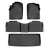 SMARTLINER Custom Fit Floor Liners For 2019-2024 Infiniti QX80 and 2019-2024 Nissan Armada No Bucket Seats & Center Console Only