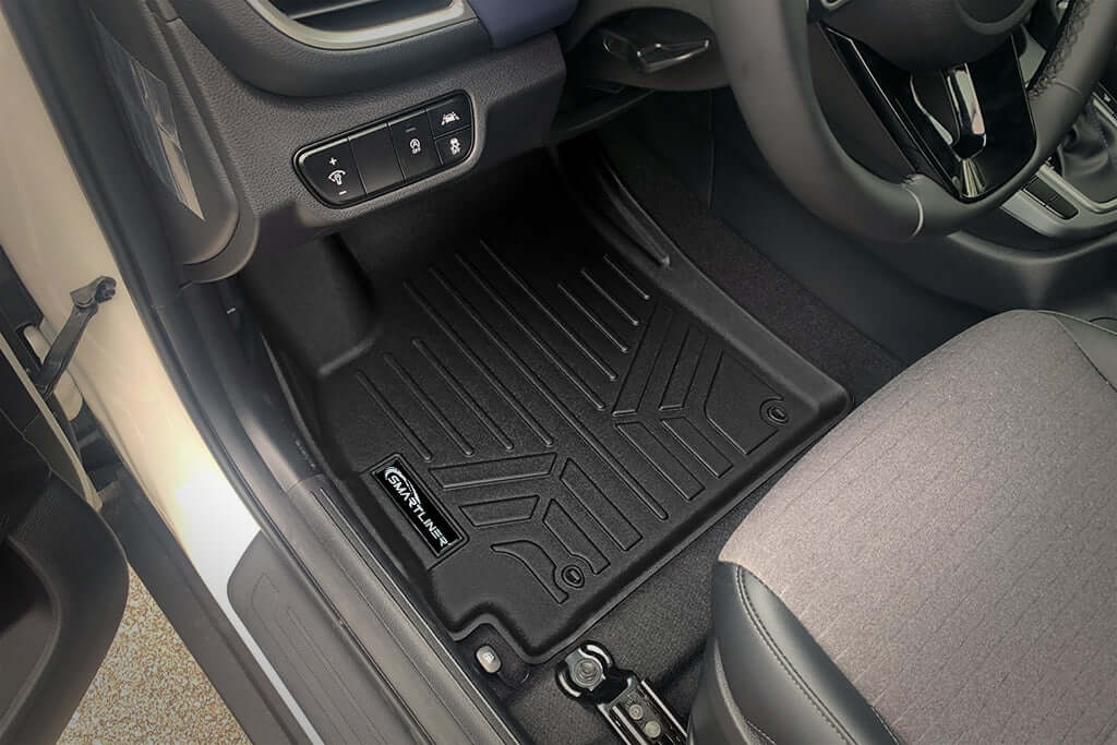 SMARTLINER Custom Fit Floor Liners For 2024 - 2025 Kia Seltos with Cargo Area in Upper Position