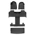 SMARTLINER Custom Fit Floor Liners For 2021-2025 Cadillac Escalade with 2nd Row Bucket Seats