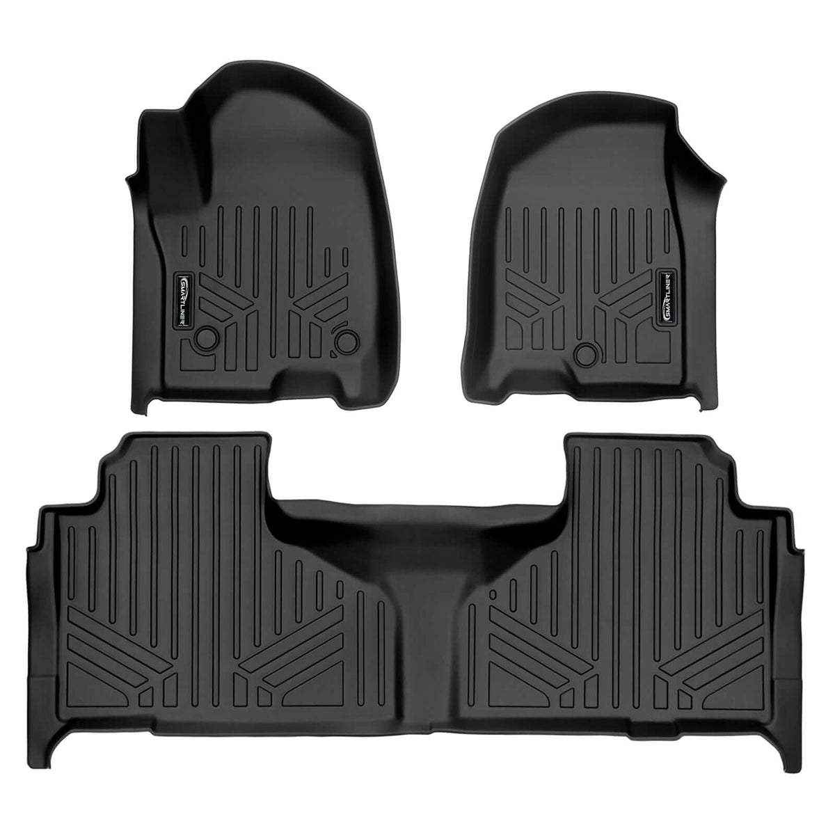 SMARTLINER Custom Fit Floor Liners For 2021-2025 GMC Yukon XL/ Yukon Denali XL with 2nd Row Bench Seat