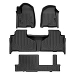 SMARTLINER Custom Fit Floor Liners For 2021-2025 Cadillac Escalade with 2nd Row Bench Seat