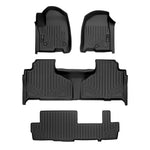SMARTLINER Custom Fit Floor Liners For 2021-2025 GMC Yukon XL/ Yukon Denali XL with 2nd Row Bench Seat
