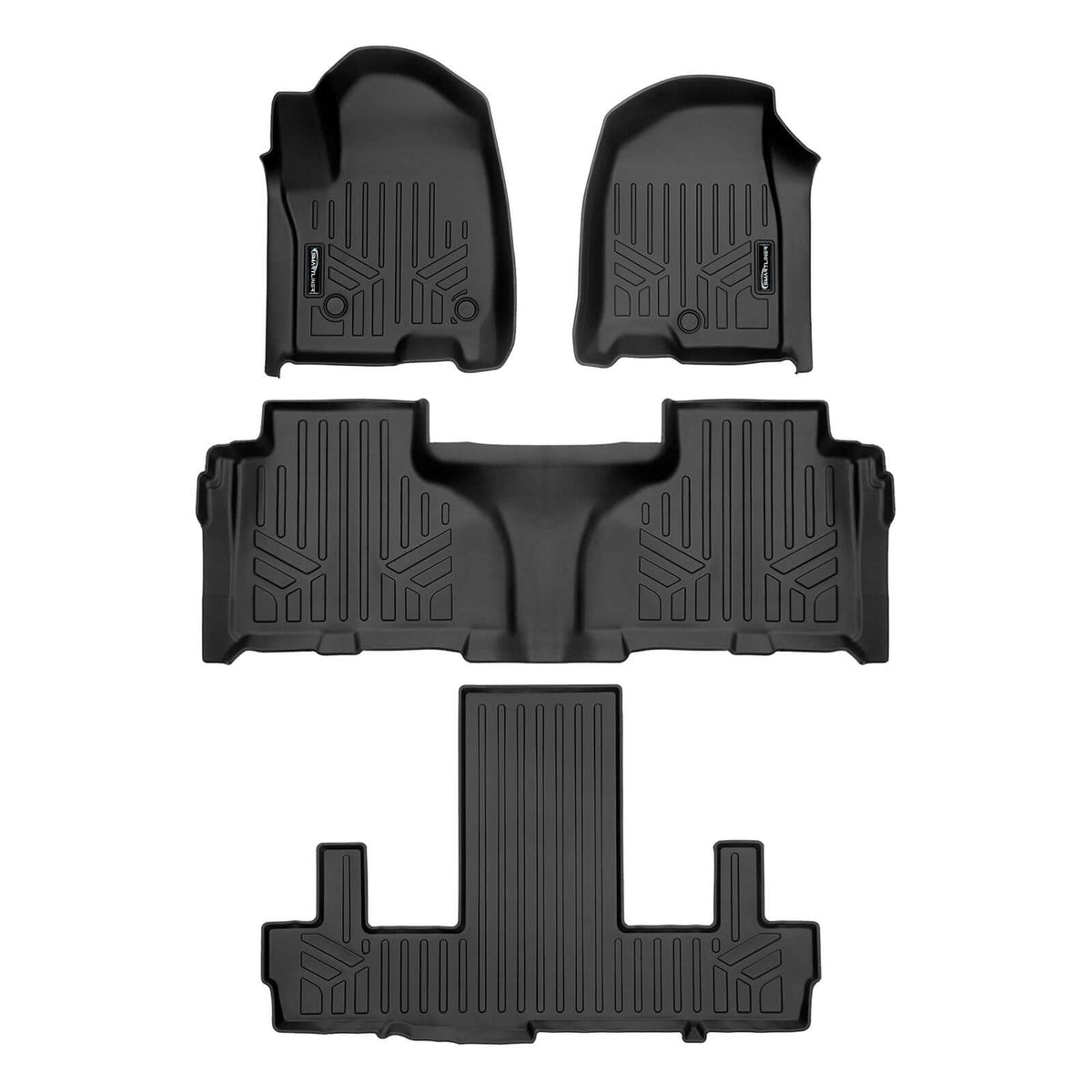 SMARTLINER Custom Fit Floor Liners For 2021-2025 Cadillac Escalade ESV with 2nd Row Bucket Seats