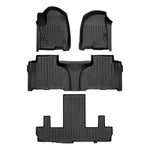 SMARTLINER Custom Fit Floor Liners For 2021-2025 Cadillac Escalade ESV with 2nd Row Bucket Seats