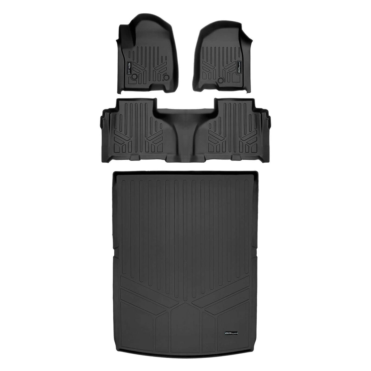 SMARTLINER Custom Fit Floor Liners For 2021-2025 Cadillac Escalade ESV with 2nd Row Bucket Seats