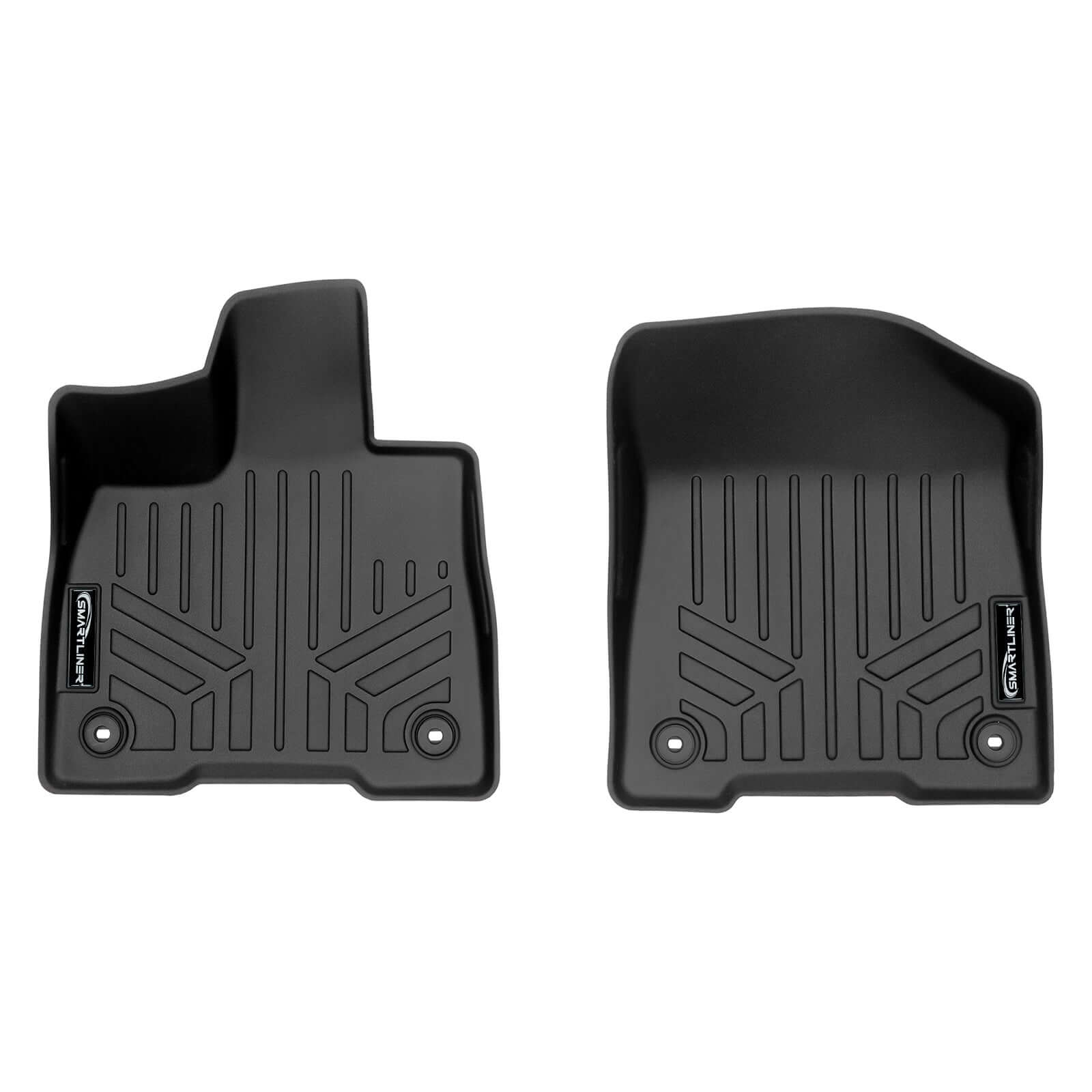 SMARTLINER Custom Fit Floor Liners For 2021-2025 Toyota Sienna with 2nd Row Bucket Seats and Spare Tire