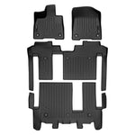 SMARTLINER Custom Fit Floor Liners For 2021-2025 Toyota Sienna with 2nd Row Bench Seat