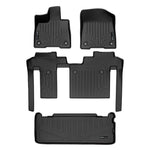 SMARTLINER Custom Fit Floor Liners For 2021-2025 Toyota Sienna with 2nd Row Bench Seat no Spare Tire