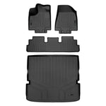 SMARTLINER Custom Fit Floor Liners For 2022-2025 Nissan Pathfinder (8 Passenger)