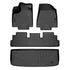 SMARTLINER Custom Fit Floor Liners For 2022-2025 Nissan Pathfinder (8 Passenger)