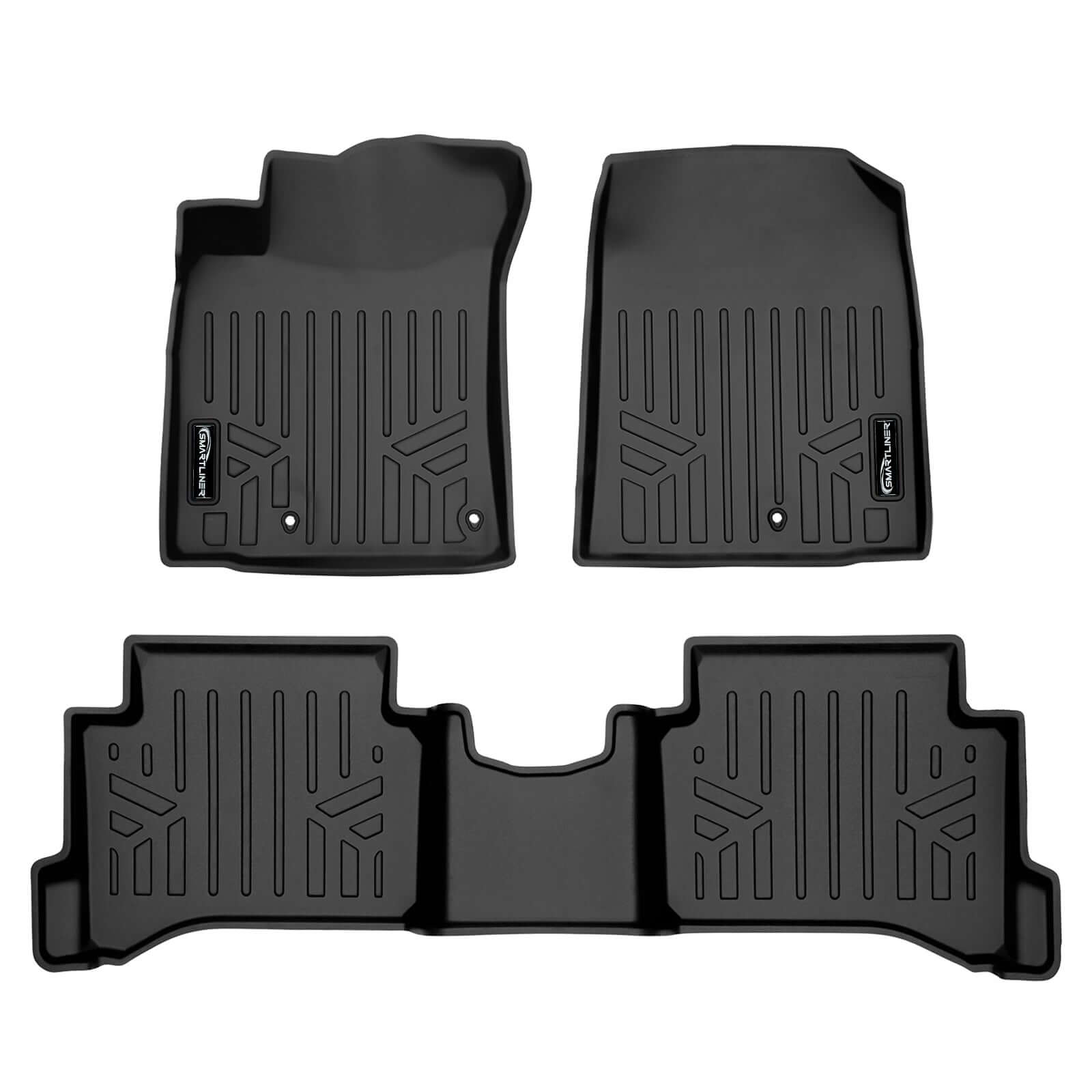 SMARTLINER Custom Fit Floor Liners For 2017-2022 Hyundai Ioniq Hybrid with Subwoofer in Cargo Area (Does Not Fit Electric Models)