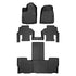 SMARTLINER Custom Fit Floor Liners For 2022-2025 Jeep Wagoneer (7 Passenger Model)