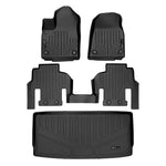 SMARTLINER Custom Fit Floor Liners For 2022-2025 Jeep Wagoneer (7 Passenger Model)
