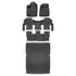 SMARTLINER Custom Fit Floor Liners For 2023-2025 Jeep Wagoneer L (8 Passenger Model)