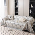 Cooling Four-Leaf Clover Hope Faith Love Luck Summer Comfy Ice Silk Furniture Throw Covers for Sofas
