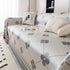 Cooling Four-Leaf Clover Hope Faith Love Luck Summer Comfy Ice Silk Furniture Throw Covers for Sofas