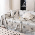 Cooling Four-Leaf Clover Hope Faith Love Luck Summer Comfy Ice Silk Furniture Throw Covers for Sofas