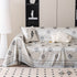 Cooling Four-Leaf Clover Hope Faith Love Luck Summer Comfy Ice Silk Furniture Throw Covers for Sofas