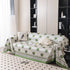 Cooling Four-Leaf Clover Hope Faith Love Luck Summer Comfy Ice Silk Furniture Throw Covers for Sofas