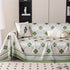 Cooling Four-Leaf Clover Hope Faith Love Luck Summer Comfy Ice Silk Furniture Throw Covers for Sofas