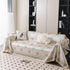 Cooling Four-Leaf Clover Hope Faith Love Luck Summer Comfy Ice Silk Furniture Throw Covers for Sofas
