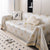 Cooling Four-Leaf Clover Hope Faith Love Luck Summer Comfy Ice Silk Furniture Throw Covers for Sofas