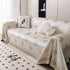 Cooling Four-Leaf Clover Hope Faith Love Luck Summer Comfy Ice Silk Furniture Throw Covers for Sofas