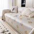 Cooling Four-Leaf Clover Hope Faith Love Luck Summer Comfy Ice Silk Furniture Throw Covers for Sofas