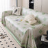 Cooling Four-Leaf Clover Hope Faith Love Luck Summer Comfy Ice Silk Furniture Throw Covers for Sofas
