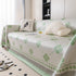Cooling Four-Leaf Clover Hope Faith Love Luck Summer Comfy Ice Silk Furniture Throw Covers for Sofas