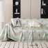 Cooling Four-Leaf Clover Hope Faith Love Luck Summer Comfy Ice Silk Furniture Throw Covers for Sofas