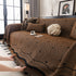 Chenille Couch Throw Cover Decorative Herringbone Sofa Blanket Protector for Couch